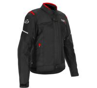 Acerbis On Road Ruby Chaqueta textil para moto para mujeres, negro-rojo, tamaño XL