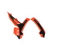 Acerbis Protectores De Bastidor X-Grip Naranja Negro Para KTM SX-F 350 2023-2025