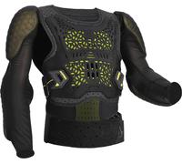 Acerbis Plasma Kids Chaqueta protectora, Negro/Blanco, Talla L/XL