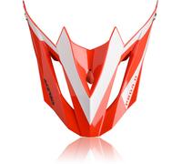 Acerbis Profile 4 Pico Casco, blanco-rojo para Hombres