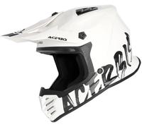Acerbis Profile White Casco de motocross juvenil, Blanco, Talla Y/XL (53/54)