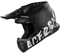 Acerbis Profile Youth Casco de motocross, negro, tamaño M para Hombres