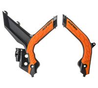 Acerbis Protectores De Bastidor X-Grip Negro Naranja Para KTM XCF-W 450 2023