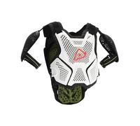 Acerbis Protector de pecho P035 certificado L2 EN 1621EXTRA luz armadura protección corporal Cross Enduro Offroad Chest Protektor (blanco)