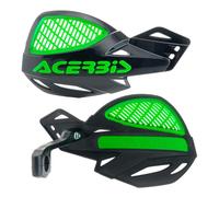 Acerbis Protector Manillar Uniko MX Par + Kit Negro Verde Para Yamaha WR YZ YZF
