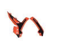 Acerbis Protectores De Bastidor X-Grip Naranja Negro Para KTM SX-F 350 2023-2025