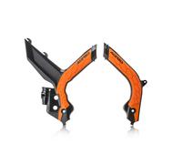 Acerbis Protectores De Bastidor X-Grip Negro Naranja Para KTM XCF-W 450 2023