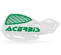 Acerbis Puños Protectores Uniko Par + Kit Blanco Verde Para Kawasaki KXF 450