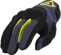 Acerbis Pyramid Guantes de moto, negro-azul, tamaño M para Hombres
