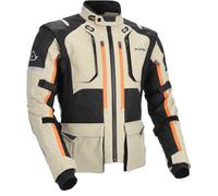 Acerbis Rally Pro Chaqueta textil para motocicletas, beige/negro, Talla XXL