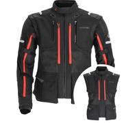 Acerbis Rally Pro, chaqueta textil S male Negro/Rojo