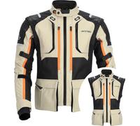 Acerbis Rally Pro, chaqueta textil XL male Beige/Negro/Naranja