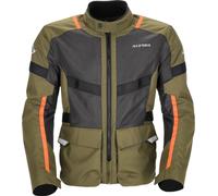 Acerbis Ramsey Vented Long Chaqueta textil para motocicletas, verde-naranja, tamaño L para Hombres
