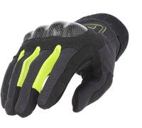 Acerbis Ramsey My Vented Pro Mesh Guantes de moto, negro-amarillo, tamaño 3XL para Hombres
