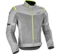 Acerbis Ramsey Vented 2.0 Mesh Chaqueta Textil Moto, gris/amarillo, Talla M
