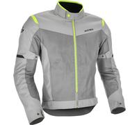 Acerbis Ramsey Vented 2.0 Mesh Chaqueta Textil Moto, gris-amarillo, tamaño 2XL para Hombres