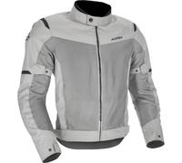Acerbis Ramsey Vented 2.0 Mesh Chaqueta Textil Moto, gris, tamaño XL para Hombres