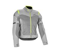 Acerbis Ramsey Vent 2.0 Mesh Ladies Chaqueta Textil Moto, gris/amarillo, Talla L
