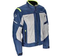 Acerbis Ramsey Vented Chaqueta Textil Moto, azul-amarillo, tamaño M para Hombres