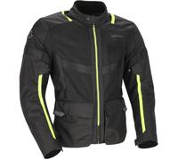 Acerbis Ramsey Vented Long Chaqueta textil para motocicletas, negro-amarillo, tamaño 3XL para Hombres