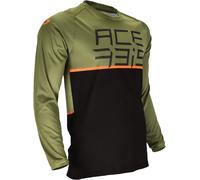 Acerbis Razorcrest Maillot de bicicleta, negro/verde, Talla M