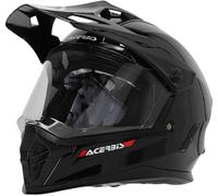 Acerbis Rider Solid Casco da Motocross per Ragazzi, Nero, Y/L (51/52)