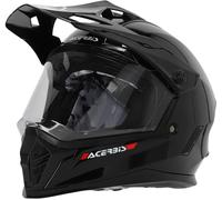 Acerbis Rider Solid Casco de motocross juvenil, negro, Talla Y/S (47/48)