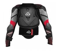 Acerbis Scudo 2.0 Chaqueta protector para niños, negro-rojo, tamaño L XL
