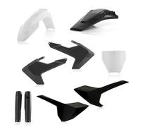 Acerbis Set Carenado Plástico Negro/Blanco Husqvarna FC 250 2016 2017 2018