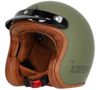 Acerbis Skodela Casco Jet, verde mate, Talla XS (53/54)