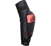 Acerbis So Kids Elbow Protectorsft Protectores de codo para niños, negro-rojo