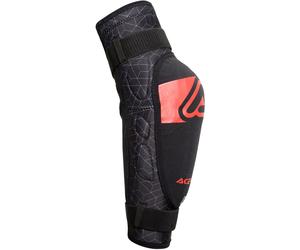 Acerbis So Kids Elbow Protectorsft Protectores de codo para niños, negro-rojo