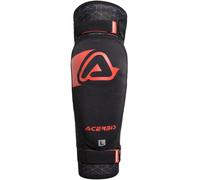 Acerbis Soft 3.0 Protectores de codo, negro/rojo, Talla única