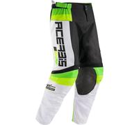 Acerbis Special Edition Spacelord Pantalones de Motocross, negro/verde, Talla 28