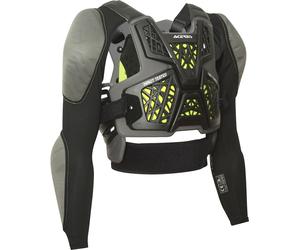 Acerbis Specktrum Lev2 Chaleco antibalas, negro-amarillo, tamaño 2XL para Hombres