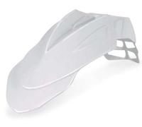 Acerbis Supermoto Guardabarros delantero, Blanco, Talla única