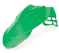 Acerbis Supermoto Guardabarros delantero, verde, Talla única