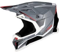 Acerbis T711, casco de motocross M male Gris/Negro/Rojo