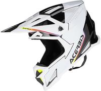 Acerbis T711 Casco de motocross, negro-blanco, tamaño S para Hombres