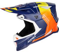 Acerbis T711, casco de motocross S female Azul Oscuro/Naranja/Amarillo