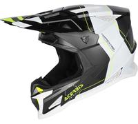 Acerbis T711 Graphic Casco de motocross, Negro/Blanco, Talla S (55/56)
