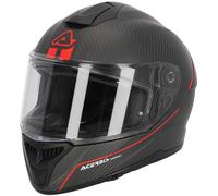 Acerbis Tarmak 2024 Casco, negro mate/rojo, Talla XXL (63/64)
