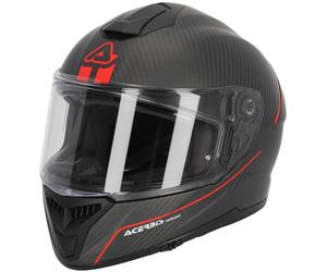 Acerbis Tarmak 2024 Casco, negro mate/rojo, Talla XXXL (65/66)