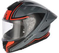 Acerbis Tarmak-X, casco integral XXL female Gris/Negro/Rojo Neón