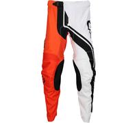 Acerbis Track Connection, pantalones textiles 38 male Blanco/Naranja/Negro