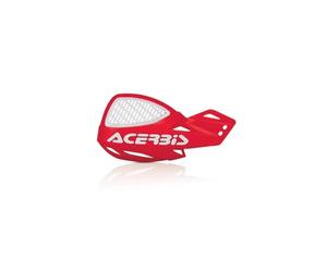 Acerbis Uniko - Protectores de manos con rejillas de ventilación para el aire, color rojo y blanco
