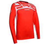 Acerbis Vega X-Flex Jersey de Motocross, blanco-rojo, tamaño XL para Hombres