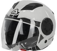 Acerbis Vento Casco Jet, Gris claro, Talla L (59)
