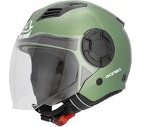 Acerbis Vento Casco Jet, verde mate, Talla M (57/58)