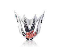 Acerbis Profile 4 Pico Casco, blanco-rojo para Hombres